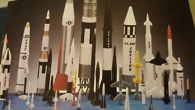 1:128 Scale US SPACE MISSILES-HERTIAGE EDITION By Monogram #6055  NO BOX ! • $222