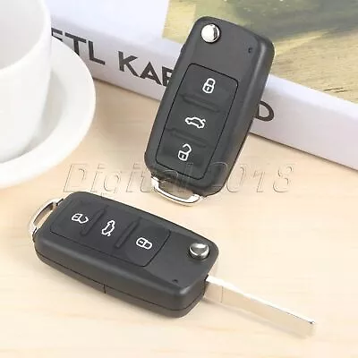 $21.04 • Buy 2Pcs Remote Control Key 3 Buttons 434 MHz 5K0837202AD Fit For  Golf