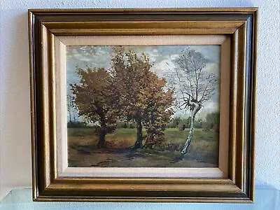 Vincent Van Gogh Autumn Landscape Painting • $50