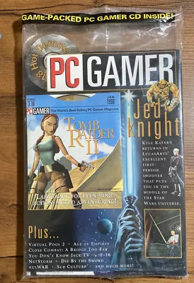 PC Gamer Magazine 1998 Ultimate Strategy Guide Vol 5 #1 Fallout Jedi - SEALED • £32.43