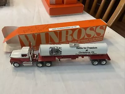 Christiana Fire Co Tanker '92 Winross Truck New In Box • $15.90