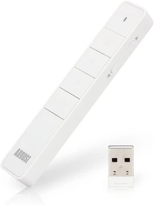 Wireless USB PowerPoint Presenter Professional Clicker With Laser Windows Mac Sc • £33.95