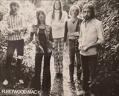 FLEETWOOD MAC Very RARE Early 70s VINTAGE CARD STOCK RECORD COMPANY PROMO POSTER • $109.99