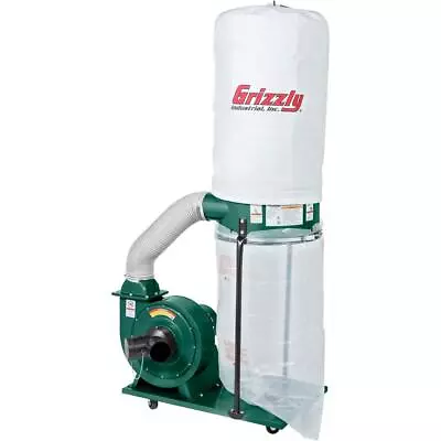 Grizzly G1028Z2 1-1/2 HP Portable Dust Collector • $790