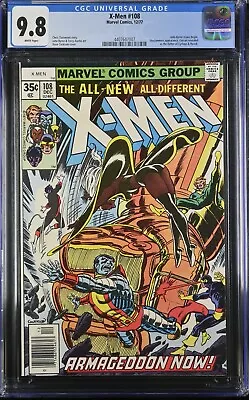 Uncanny X-men #108 Cgc 9.8 ⭐nm/mt⭐white Pages⭐wolverine⭐1st John Byrne⭐1977⭐mcu • £703.74