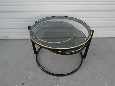 Olympic Coffee Table Rings Round Circles Art Deco Hollywood Regency Baughman STY • $299