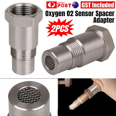 2pcs Oxygen O2 Sensor Spacer Adapter Catalytic Converter Fix Check Engine Light • $11.88