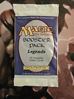 MTG Sealed LEGENDS Booster Pack - English - 1994 • $300