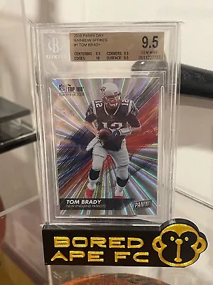 2018 Panini Day Rainbow Spokes #1 Tom Brady /50 BGS 9.5 • $750