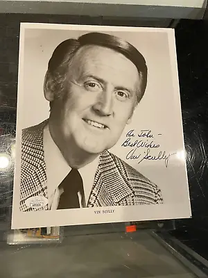 Vintage Vin Scully Los Angeles Dodgers Anouncer Signed 8x10 Photo Jsa • $400
