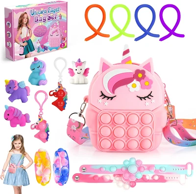 Girls Toys Age 3 4 5 6 7 8 9 10 11 Fidget Girls Toys Pack Gifts 3-12 Year Old • £11.99
