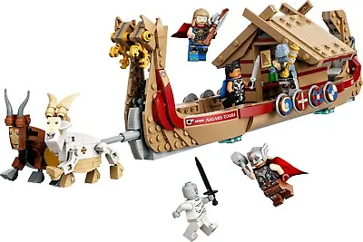 £81.99 • Buy LEGO Marvel The Goat Boat Buildable Thor Toy Ship Thor's Mighty Viking 76208