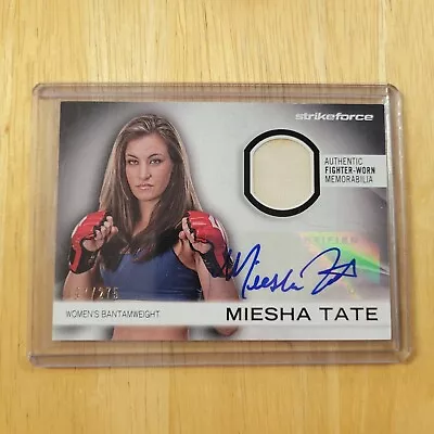 2012 Topps UFC Knockout Fighter Gear Relics 147/275 Miesha Tate AFG-MT Auto • $49.99