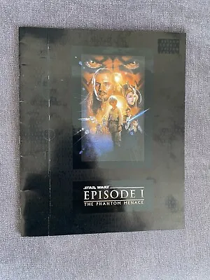 £5.99 • Buy 1999 Star Wars: The Phantom Menace Premiere Film Programme Collectible 