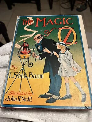  The Magic Of Oz  L Frank Baum 1940’s HB Reilly & Lee With RARE DUST JACKET Nice • $120