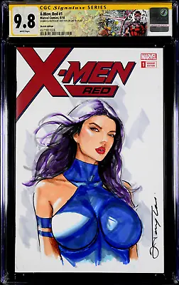 X-men Red #1 Cgc Ss 9.8 Original Art Sketch Psylocke Wolverine Rogue Gambit X-23 • $399.99