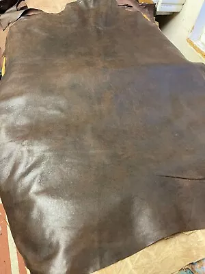 £19.85 • Buy LEATHER SKINS,Hides,Nappa Skins,DISTRESSED CHESTNUT ------MF176