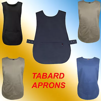 Tabard / Tabbard Apron Suitable For Catering Cleaning Work Wear Overall Uniform • £8.99