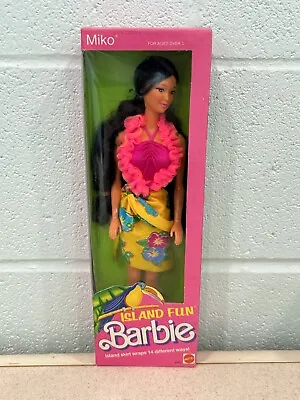 Vintage 1987 Miko Island Fun Barbie Mattel No. 4065 • $23.99