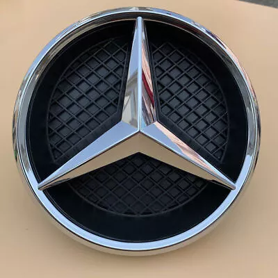 Fits C300 W205 W212 W176 CLA GLA ML Car Front Grille Badge Star Emblem Silver • $19.99