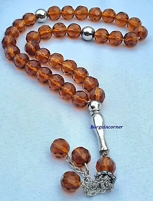 Tasbih 33 Beads (T16) Islamic Prayer Bead Tasbi Mala Tasbeeh Peace Praying Beads • £3.98