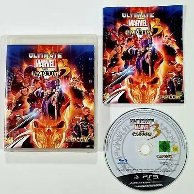 Sony PLAYSTATION 3 Game Ultimate Marvel Vs Capcom 3 Dt Pal 2D Arcade Beat 'em Up • £41.78