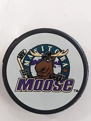 MANITOBA MOOSE Official IHL Hockey Puck • $10