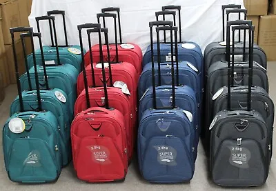 £19.99 • Buy 2 Wheeled Expandable Luggage Suitcases Cabin Trolley Case Travel Bag Holdall