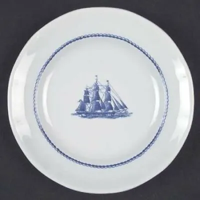 $125 • Buy  8 Wedgwood American Clipper Blue Bread & Butter Plates  6  