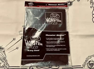 Monster Binder - 9 Pocket Trading Card Album - Matte Black • $25