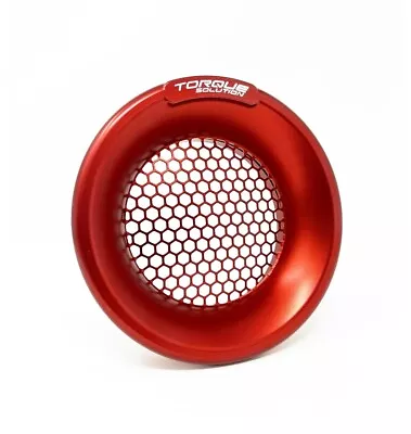 Torque Solution Turbo Velocity Stack Shield Red For 4  Inlet • $279.99