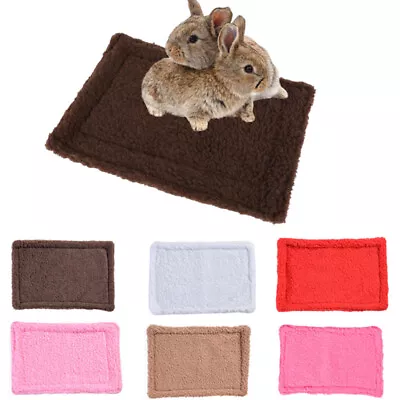 Warm Hamster Cushion Rabbit Pad Small Animal Mat Guinea Pig Sleep Bed 30*20cm • $3.42