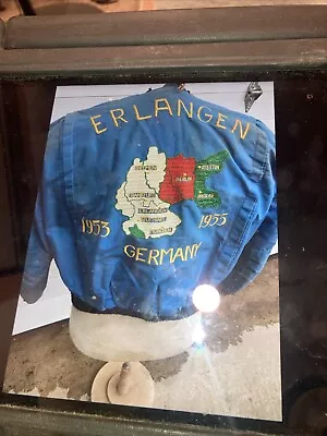 RARE Vintage 1953-1955 ERLANGEN-GERMANY War Souvenir?? Jacket - Military • $75