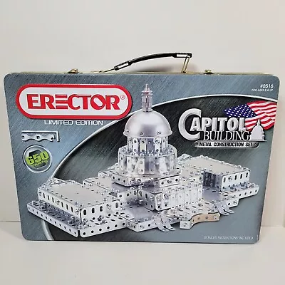 Vintage Erector Meccano Capitol Building Metal Construction Set 0516 • $44.99