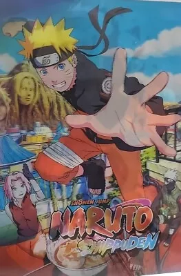 Naruto Shippudden 3 In 1 Anime 3D Holographic Lenticular Anime Poster! 🔥 🔥  • $11