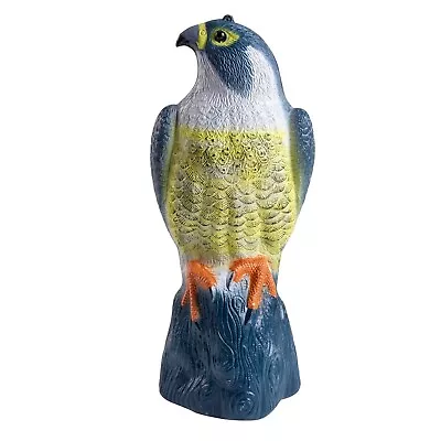 Decoy Falcon Hawk Eagle Deterrant Garden Bird Pest Cat Repeller Pond Scarer 42cm • £11.99