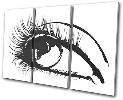 Abstract Eye Vector Pop Art TREBLE CANVAS WALL ART Picture Print VA • $94.99