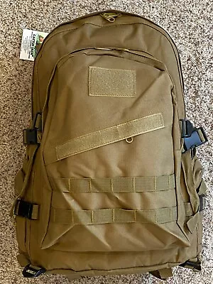 Cactus Jack Military-Style Tactical MOLLE Coyote Tan Hiking Hunting Backpack • $9.50