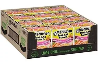 Maruchan Instant Lunch Lime Chili With Shrimp 2.25 Oz (Pack Of 12) • $10