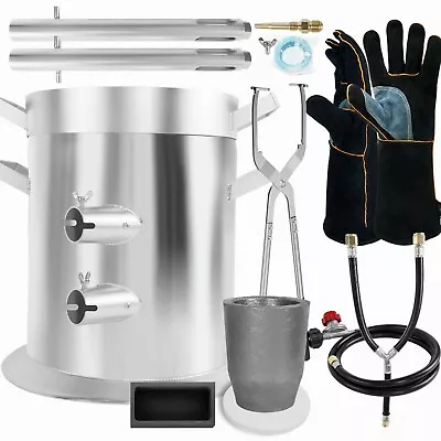 15KGS  Gas/Propane Metal Melting Furnace Kits 1500 °C • $166.79