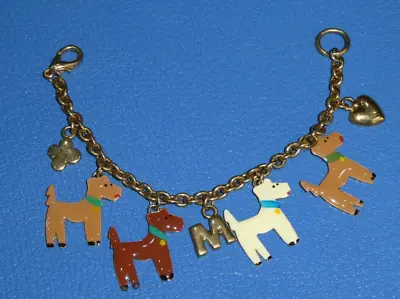 Marni - Enamel Dogs Charm Bracelet • £14.50