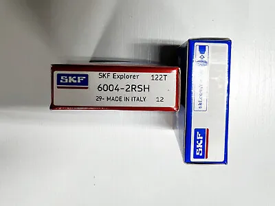 2(Pack) 6004-2RSH/C3 SKF 2 RUBBER SHIELDED BALL BEARING 20X42X12mm NEW ITALY • $14