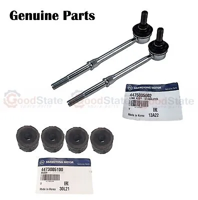 $54.89 • Buy GENUINE SsangYong Actyon Sports 07-17 Front Stabilizer Sway Bar Link W Bush Kit