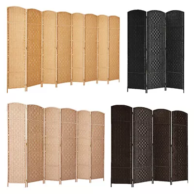 3/4/6/8 Panel Folding Room Divider Privacy Screen Easy Storage Bedroom 6ft Tall • $60.99