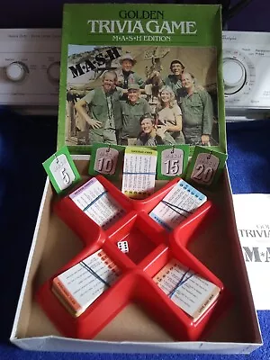 Vintage 1984 Mash Edition Golden Trivia Game • $19.99