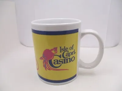 Vintage ISLE OF CAPRI CASINO Coffee Cup Mug Happy Birthday To You • $3.99