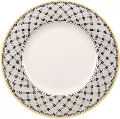 Audun Promenade Dinner Plate 10.5 In White/Gray/Yellow • $74.99