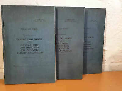 ROYAL AIR FORCE FLYING LOG BOOK 1943 Aviators/Air Bombers/Air Navigators UNUSED • £250.75