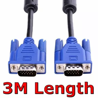 3M VGA SVGA 15pin Male To Male Extension PC Monitor LCD Screen Adapter Cable • $8.25