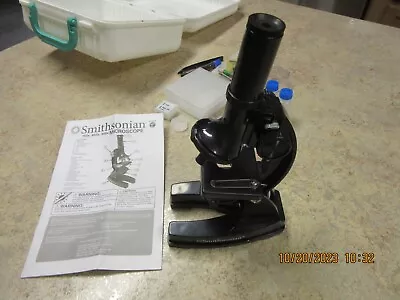 Smithsonian 150X 450X 900X Microscope Kit  With Slides - Kids Educational Toy • $6.99